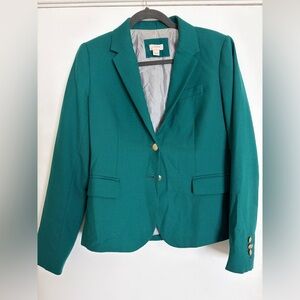 J.Crew Factory Green Schoolboy Blazer size 8